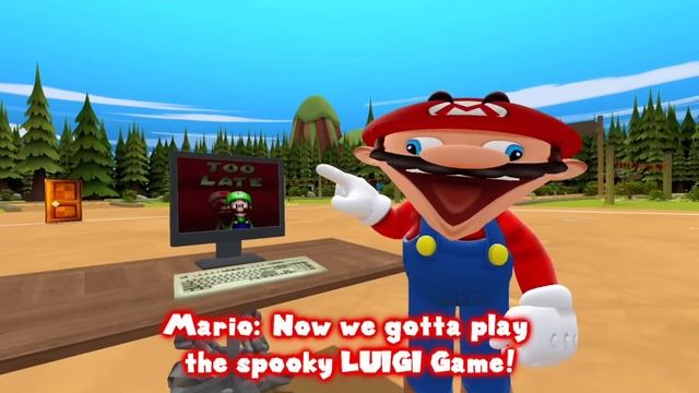 Mario Plays Mario.exe ft. Luigi (Русская озвучка) смотреть онлайн