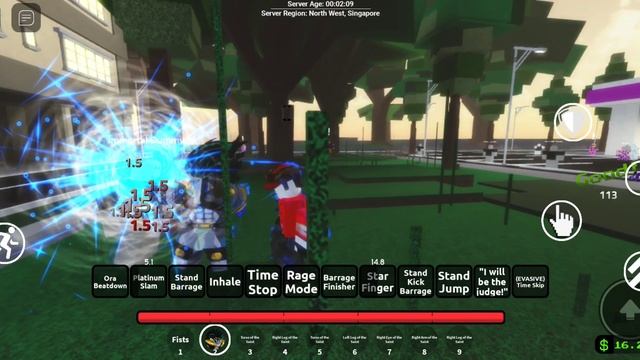 способности нового скина Star Platinum Ova в Stand Power!