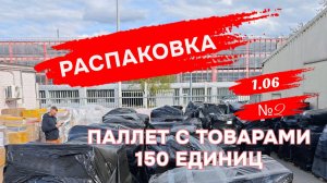 Распаковка паллета с товаром Ozon Global - 150 единиц