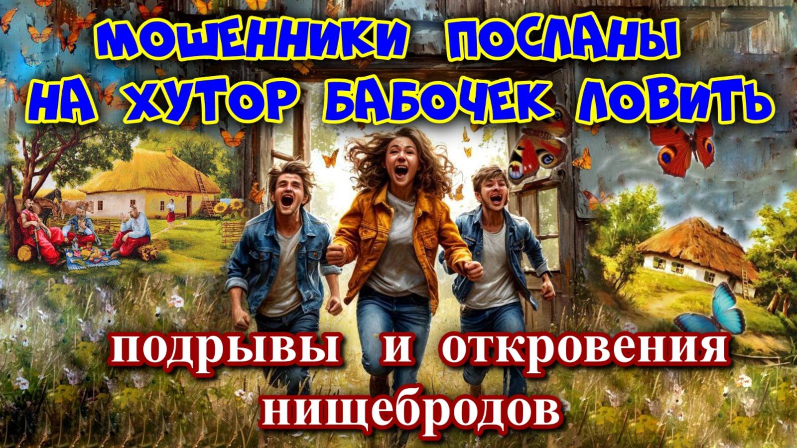 🦋♨️ МОШЕННИКИ ОТЛИЧНО ЛОВЯТ БАБОЧЕК НА ХУТОРЕ🤡🎪 смотреть онлайн