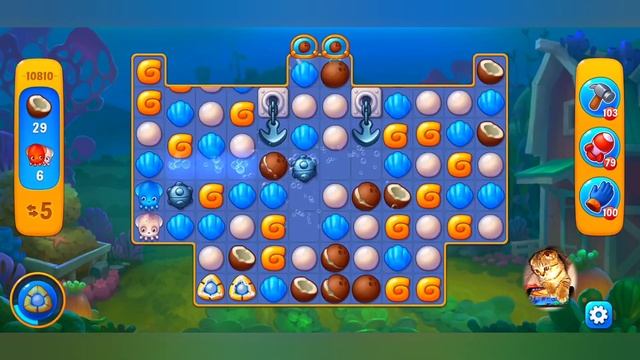 фишдом 2022 # 10810 уровень - прохождение без бустеров # Fishdom, 10810 level - no Boosters. смотреть онлайн
