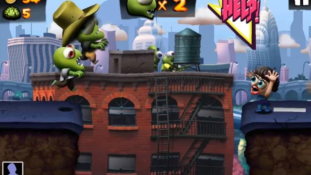 Zombie Tsunami 6 Игровой мультик для детей про зомби веселый детский мультик игра для малышей