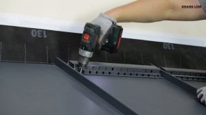 Верхнее примыкание к стене на фальцевой кровле / Кликф