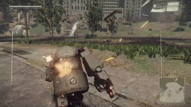 NieR Automata прохождение №26 Выход с фабрики и спасение лаг? смотреть онлайн