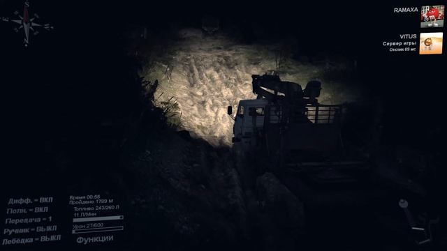 SpinTires прохождение карты Level Beta и тест настройки колёс часть2 смотреть онлайн
