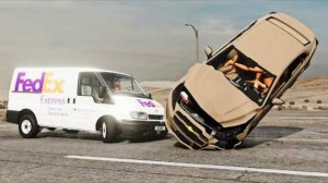 BeamNG Drive - Реалистичные автомобильные аварии | Опасное вождение