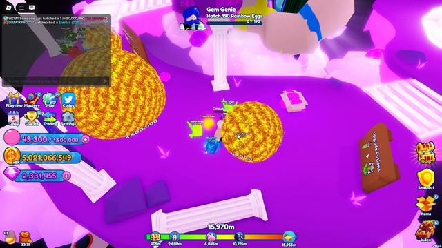 🍧ЛУЧШИЙ ФАРМ МОНЕТ В BUBBLE GUM SIMULATOR INFINITY! ROBLOX! смотреть онлайн