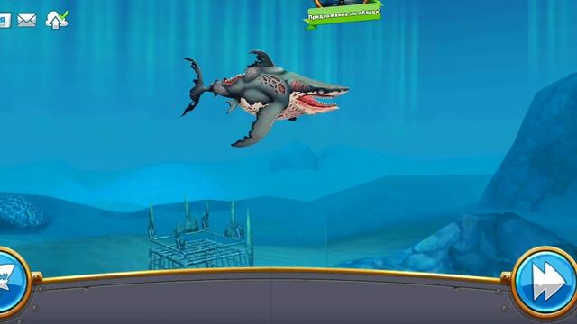 Шок открыл Акулу-Зомби Hungry Shark World! смотреть онлайн