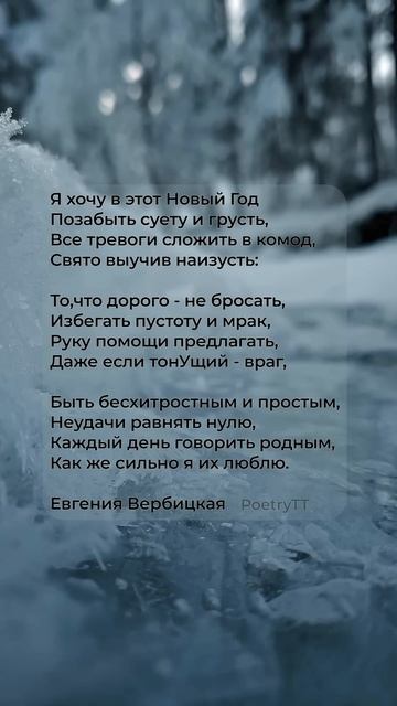 Я хочу в этот Новый Год | Стих #поэзия #стихи смотреть онлайн