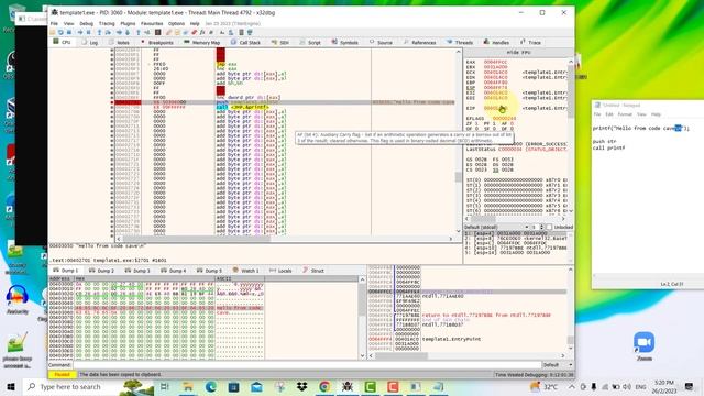 30 - Code Cave Hello
