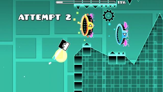 прошёл уровень Fun Dance Drop в geometry dash смотреть онлайн