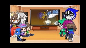 реакция андертейл и дельтарун на "азгор против короля хаоса"/гача лайф