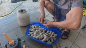 Избавился от песка на дне бассейна