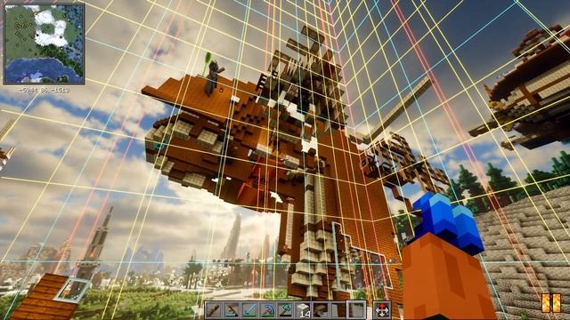 Minecraft create mod схематика воздушного корабля и сопутствую смотреть онлайн