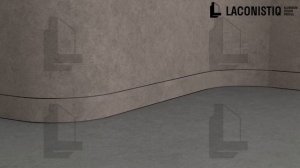 Теневой плинтус для радиусных стен