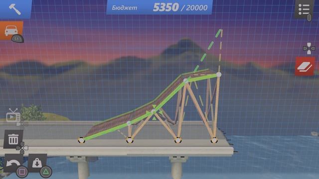 Bridge Constructor Stunts. Начинаем строить. PS5