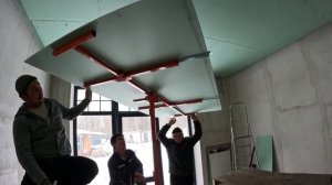 Тест подъёмника для гипсокартона