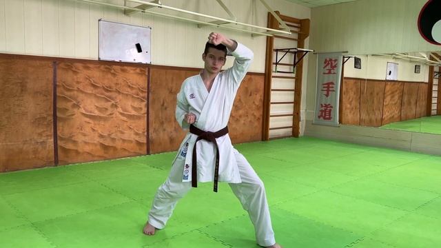 Программа кихон 9 - кю // Экзамен на пояс Каратэ