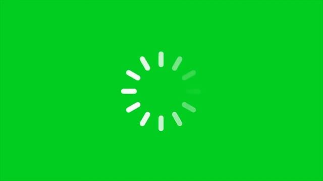 ФУТАЖ ЗАГРУЗКА Loading Circle   Green Screen Footage Free Download