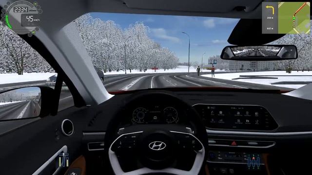 Работаю таксистом в City Car Driving.