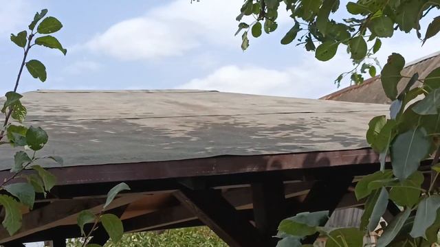 Беседка, рубероид смотреть онлайн