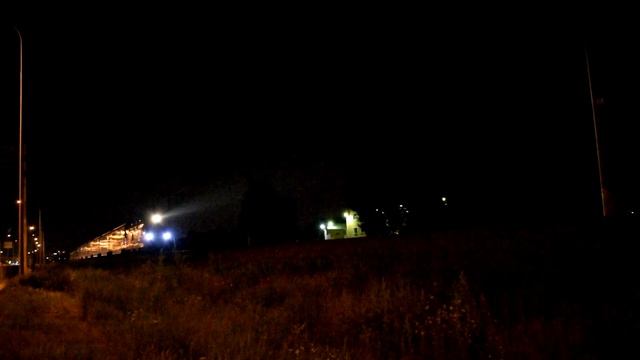 ЭП1М-767 с двухэтажным поездом Адлер - Санкт-Петербург