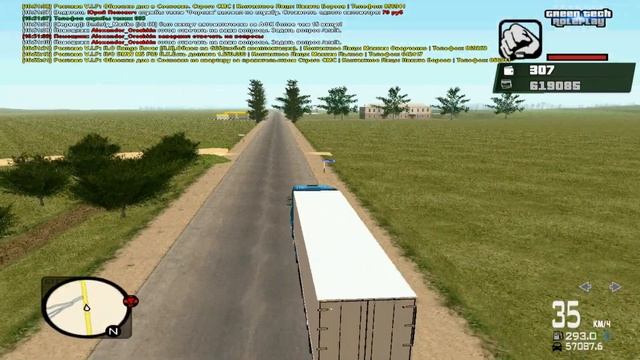 GreenTech RolePlay:БУДНИ ДАЛЬНОБОЯ НЕУДАЧНЫЙ РЕЙС.