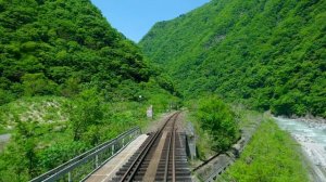 🚄 4К SmartTV ➤ Начало лета, граница Син-Эцу, линия Ойто, Минами-Отани-Итоигава, Япония! UHD 60fps