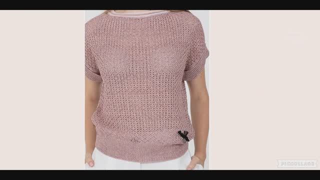 Простой эффектный узор для топа..