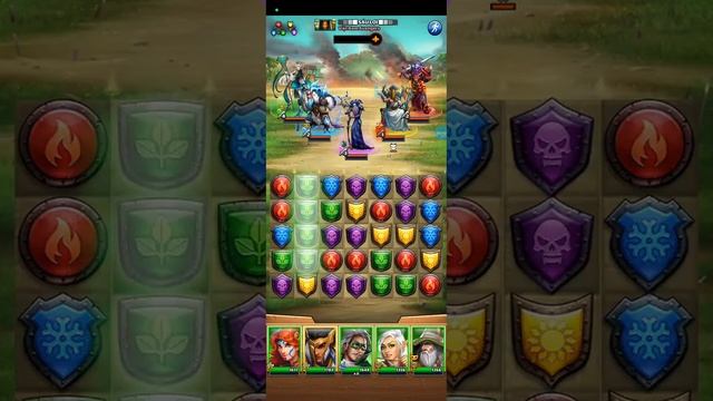 Aggressive II vs Viet Nam Avengers. Боевое равенство. Empires puzzles