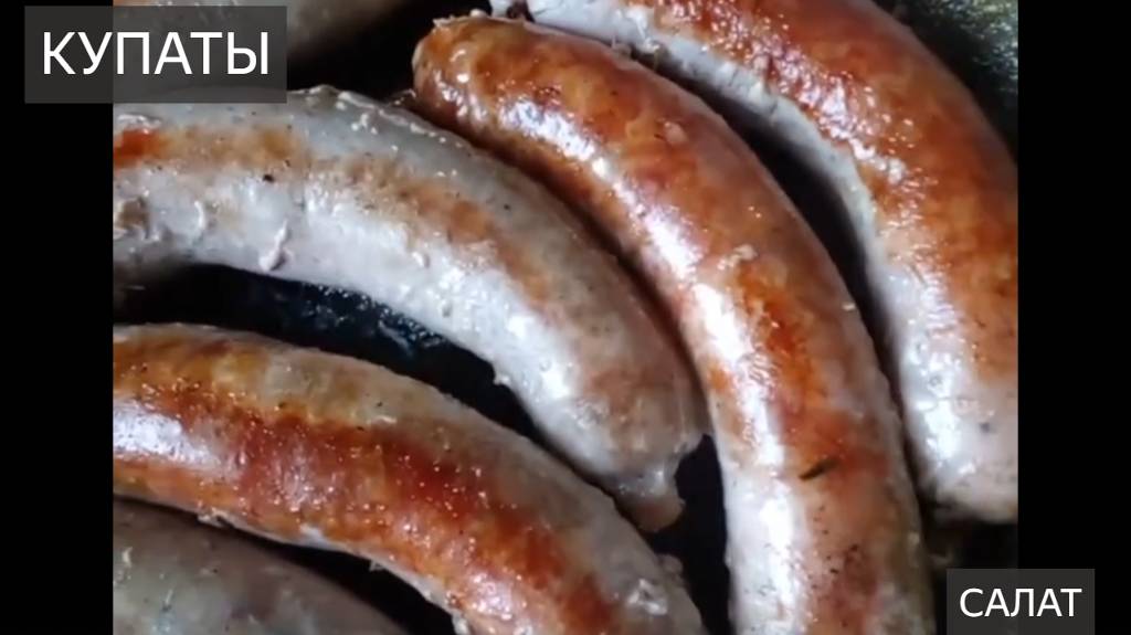 Колбаски гриль. Купаты. Как пожарить. Колбаски для жарки. Салат витаминный. ПП. ЗОЖ. Салат из овощей смотреть онлайн
