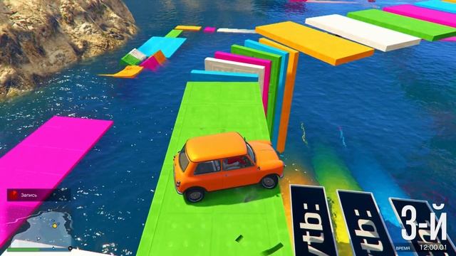 ТРАМПЛИННЕН ҚАТТЫ ЖЫЛДАМТЫҚПЕН СЕКІРУ КЕРЕК! ПАРКУР ЖАРЫСЫ! GTA 5 ONLINE смотреть онлайн