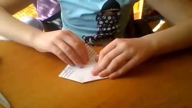 как из бумаги сделать параходик! смотреть онлайн