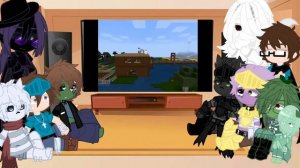 Реакция школы монстров на "Майнкрафт для нубов - 10" °•Ga