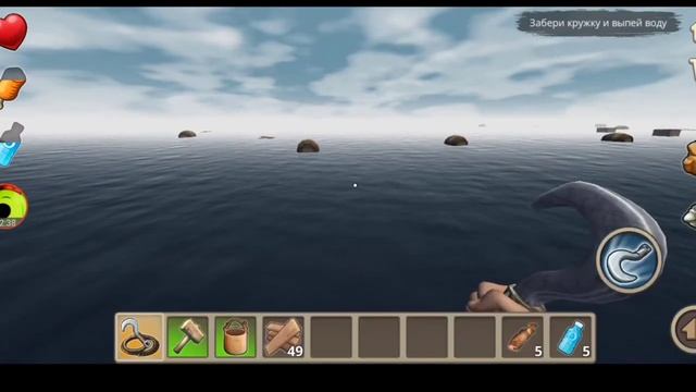 ПИЛОТ АЛКАШ! | Прохождение Survival on raft #1