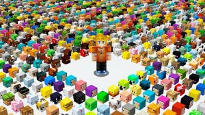 Я Собрал 174 ГОЛОВ МОБОВ за 24 ЧАСА в Майнкрафт...