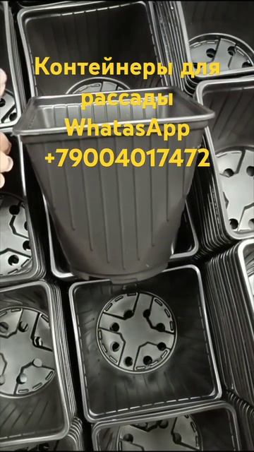 Контейнеры для рассады смотреть онлайн