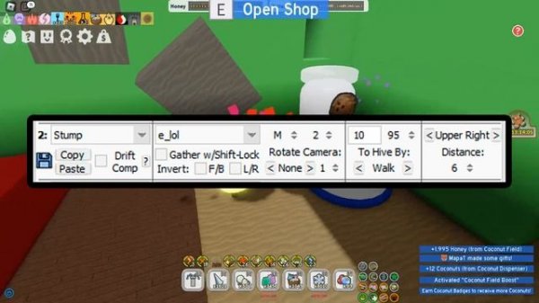 🌺НАТРО МАКРОС настройки на все поля в Bee Swarm | NATRO MACRO sett