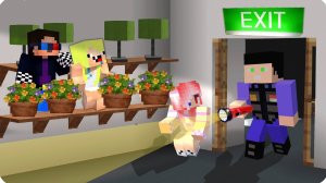 ПОСТРОИЛИ ДОМ внутри СУПЕРМАРКЕТА НОЧЬЮ в МАЙНКРАФТ! НУБИК ШЕДИ ЛЕСКА