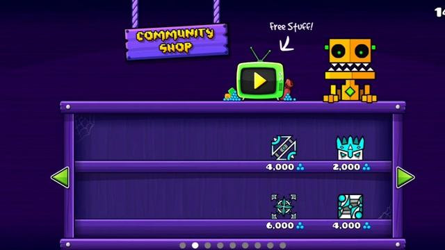 как открыть все магазины в Geometry Dash смотреть онлайн