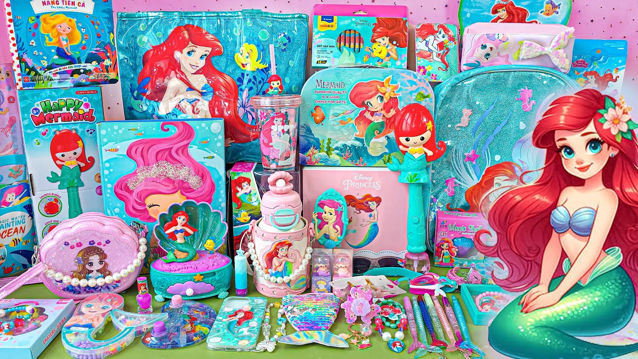 ГИГАНТСКАЯ РАСПАКОВКА НАБОРА РУСАЛОЧКИ АРИЭЛЬ ОТ ДИСНЕЯ🐠🐚|ЧТО ВНУТРИ КАПСУЛ И КОРОБОЧЕК?🤯😺 смотреть онлайн