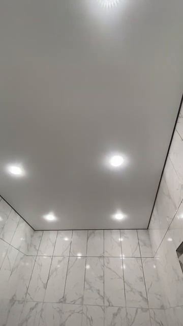 Ванна натяжной потолок белый мат черная ставка и свет смотреть онлайн