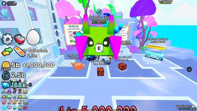 ВЫБИЛ МНОГО HUGE ПИТОМЦЕВ ИЗ TITANIC EGG В PETS GO || ROBLOX смотреть онлайн