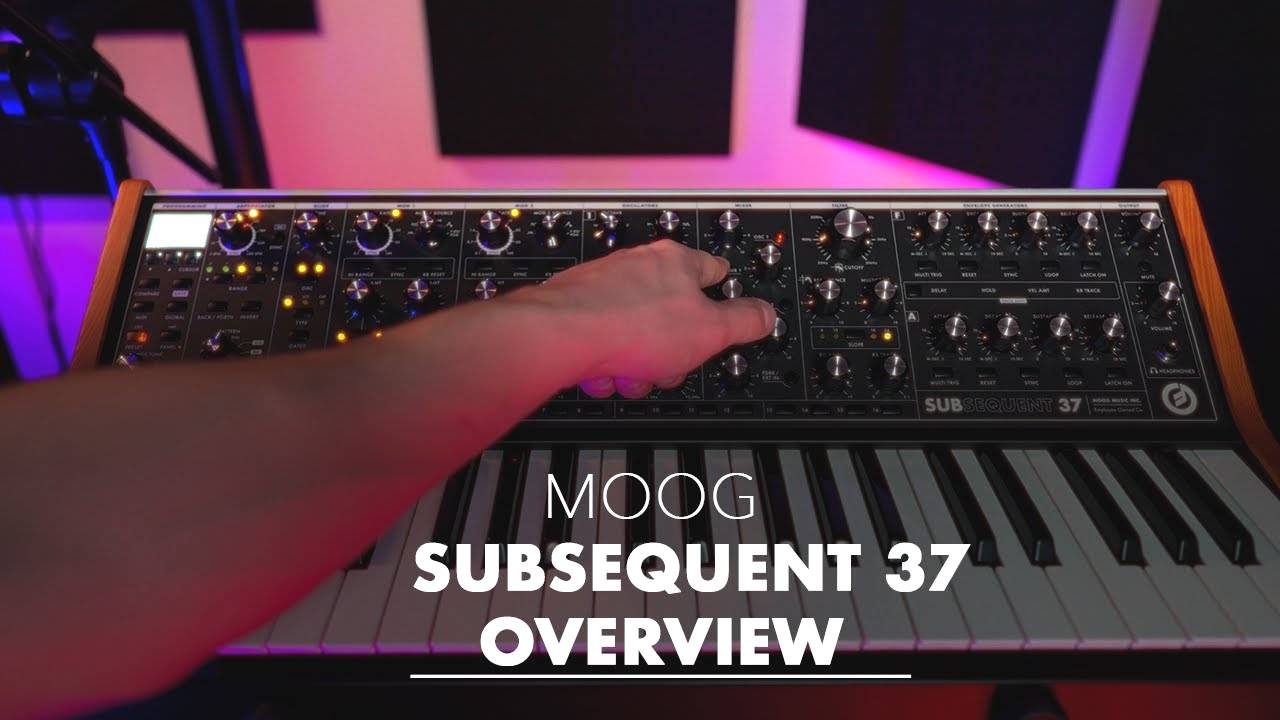 Moog Subsequent 37: Basic Sound Design