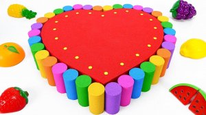 ИГРАЕМ С КИНЕТИЧЕСКИМ ПЕСКОМ ФОРМА В ВИДЕ СЕРДЕЧКА ВИДЕО МУЛЬТИКИ ДЛЯ ДЕТЕЙ КАНАЛ ИГРАЛКИ-ЗАЛИПАЛКИ