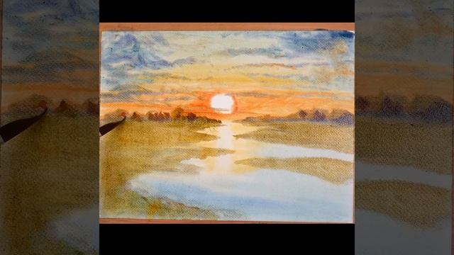 болото акварель ART PAINTING смотреть онлайн