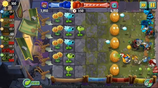 Ростение против зомби,бой,лучший бой.