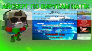 АЙСБЕРГ ПО ВИРУСАМ НА КОМПЬЮТЕРЕ! (2 ЧАСТЬ) ( ВИРУСЫ СВЯЗАННЫЕ С ПК)