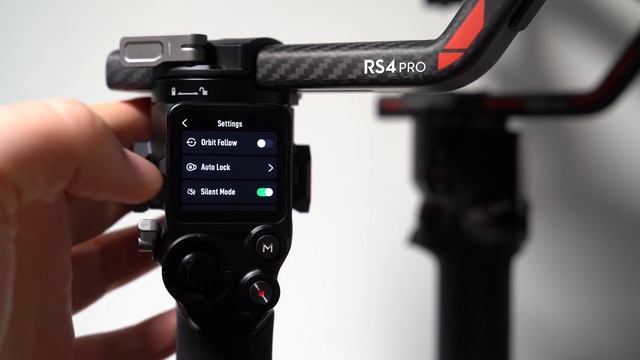 DJI RS4 PRO ВНУТРЕННЕЕ МЕНЮ УПРАВЛЕНИЯ И НАСТРОЙКИ