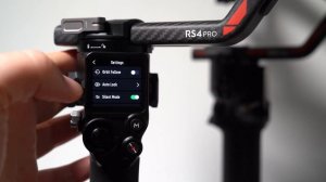 DJI RS4 PRO ВНУТРЕННЕЕ МЕНЮ УПРАВЛЕНИЯ И НАСТРОЙКИ